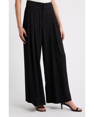 Wit & Wisdom Skyrise Triple Pleat Palazzo Pants - Black