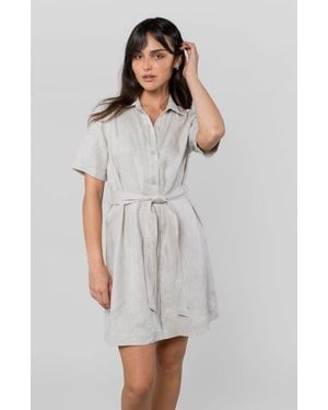 LEISURE LAB Montage Dress - Gray