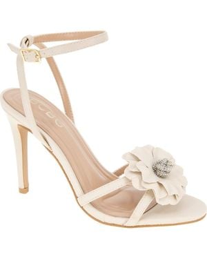 BCBGMAXAZRIA Jaxtyn Ankle Strap Sandal - White