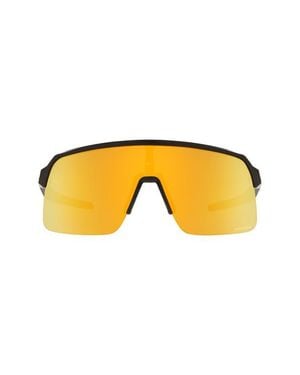 Oakley Sutro Lite 139Mm Prizm Wrap Shield Sunglasses - Yellow