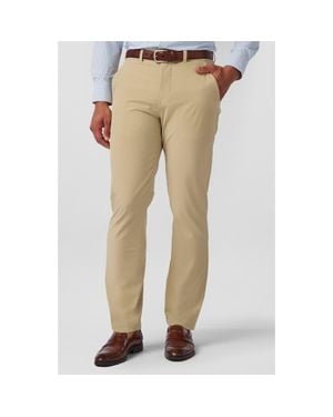 Mizzen+Main Helmsman Athletic Fit Performance Chinos - Natural