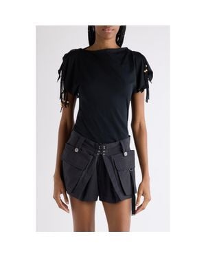 Isabel Marant Jazia Sleeveless Jersey Top - Black