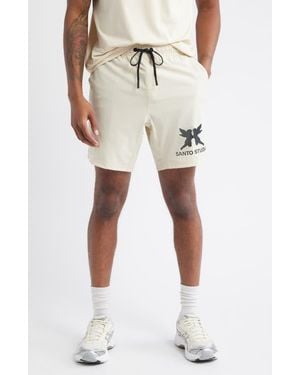 Saint Studio Tempo Faith Over Fear Tech Shorts - Natural