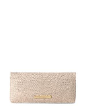 Brahmin 'Ady' Croc Embossed Continental Wallet - Natural