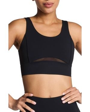 Spanx Meshery Longline Sports Bra - Black