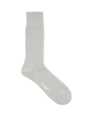 Druthers NYC Merino Wool Waffle Sock - White