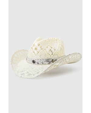 Manuela Twister Annie Handwoven Straw Sun Hat - Natural
