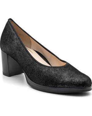 Ara Glitter Pump - Black