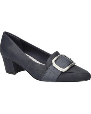 Easy Street Amber Pointed Toe Pump - Blue