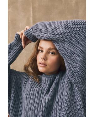 The Simple Folk The Chunky Knit Sweater - Blue