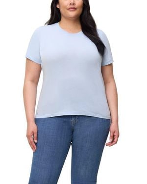 The Standard Stitch The Organic Cotton Crew Tee - Blue
