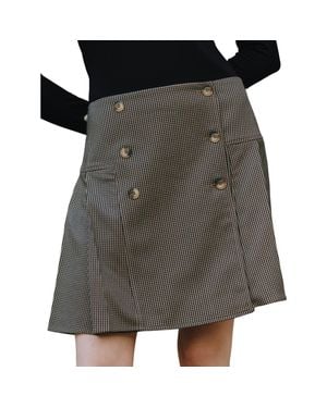 Albaray Pleated Short Skirt - Black