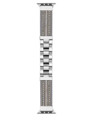 The Posh Tech Beaded Apple Watch Bracelet Watchband - Black