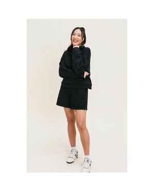Ocio Organic Cotton Teddy Everywhere Shorts - Black