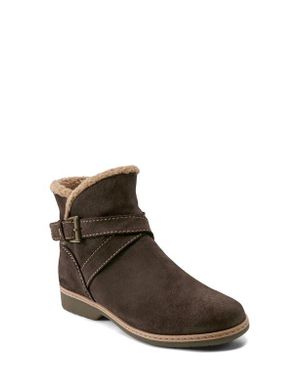 Earth Hutton Water Repellent Faux Fur Lined Bootie - Brown
