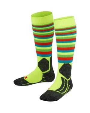 FALKE Sk2 Intermediate Stripes Ski Socks - Green