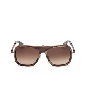 Christian Louboutin 58Mm Navigator Sunglasses - Multicolor
