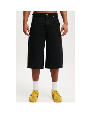 Cotton On Y2K Super Baggy Jort - Black
