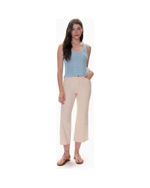 Rebecca Taylor Hannah Pointelle Tank - Blue