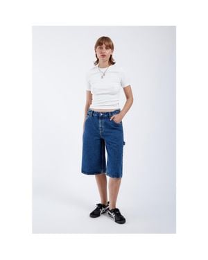 Dr. Denim Bree Worker Shorts - Blue