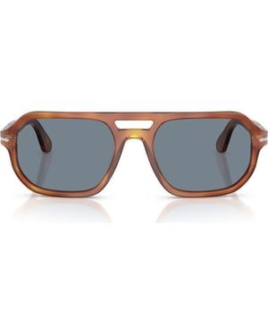 Persol 56Mm Guido Pillow Sunglasses - Gray