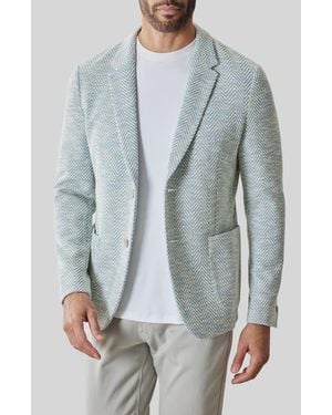 Robert Barakett Jett Knit Herringbone Sport Coat - Gray