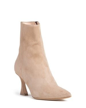 Beautiisoles Soraya Pointed Toe Bootie - Natural
