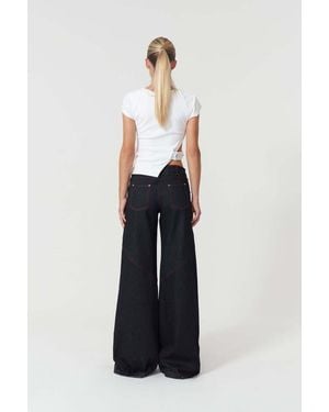 Jendue Davidson Wide Leg Pants - Blue