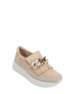 Vaneli Qerene Platform Kiltie Sneaker - Metallic