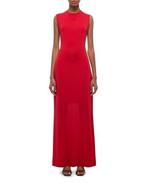 Helmut Lang Sleeveless Maxi Dress - Red