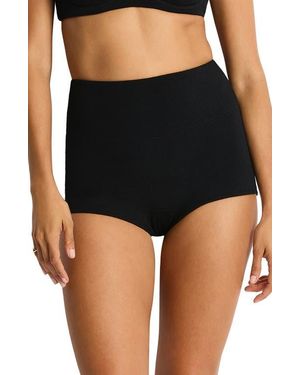 Sea Level Surf Swim Shorts - Black