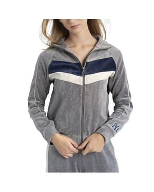 Lusso New York Yankees Nixie Raglan Full-Zip Jacket - Gray