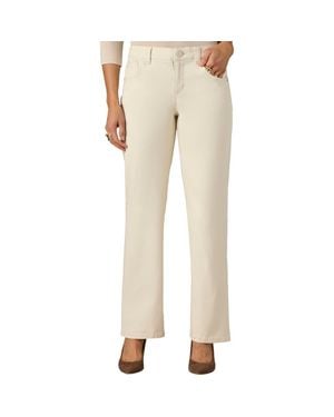 Wit & Wisdom Sawyer Mid Rise Straight Leg Jeans - Natural