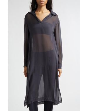 Paloma Wool Sabre Silk Tunic Top - Black
