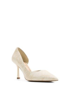 ALDO Livianna Half D'Orsay Pointed Toe Pump - White