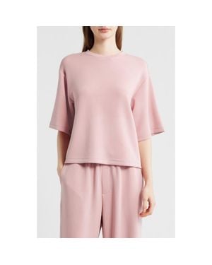 Bernardo Drop Shoulder T-Shirt - Pink