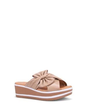 Ron White Paislee Platform Wedge Salide Sandal - Pink