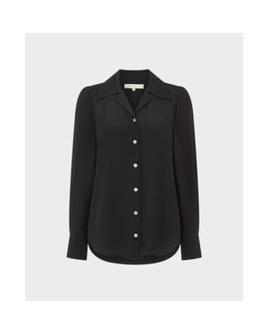 Really Wild Clothing Devas Silk Collar Shirt - Black
