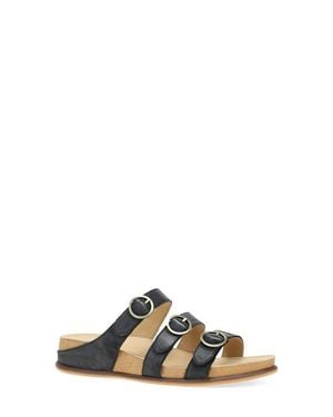 Dansko Campbell Platform Wedge Slide Sandal - Multicolor