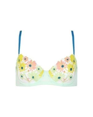 Huit Dance Des Fleurs Underwire Bra - Yellow