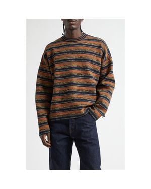 Waste Yarn Project Calvin Space Dye One Of A Kind Sweater - Black