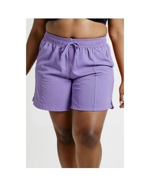 Calypsa Plus Size 7 Board Shorts - Purple