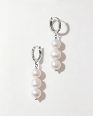 Joey Baby Aerin Pearl Stud Earrings - Brown