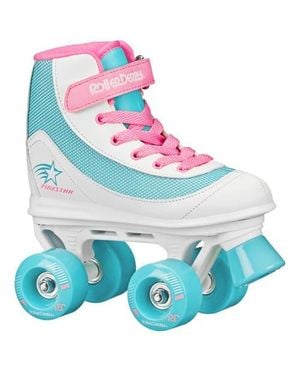 Roller Derby Firestar Youth Girl's Quad Roller Skates - Blue
