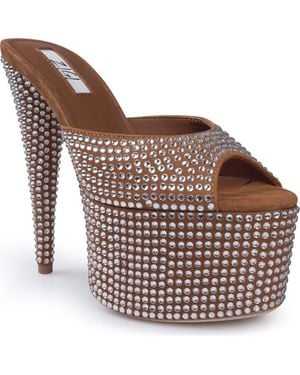 Zigi Karsyn Embellished Sandal - Brown