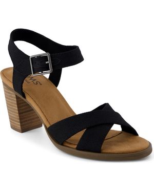 TOMS Majorca Ankle Strap Sandal - Black