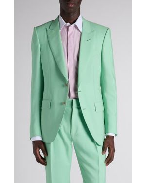 Tom Ford Compact Hopsack Blazer - Green