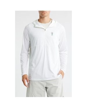 EASTSIDE GOLF Half Zip Golf Hoodie - White