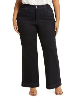Wit & Wisdom 'Ab'Solution Skyrise High Waist Flare Jeans - Black