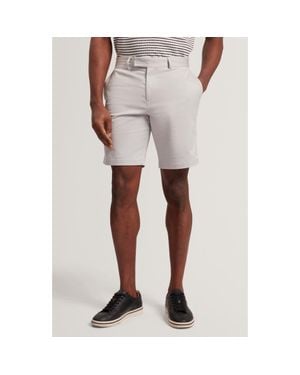 Ted Baker Loweton Slim Fit Stretch Cotton Chino Shorts - Natural